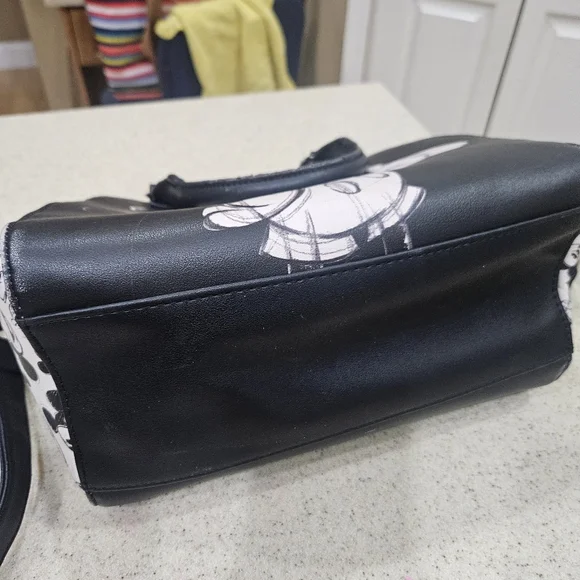 DISNEY LOUNGEFLY PURSE, Mickey Mouse Handbag, Handle Needs Repair - Picture 3 of 8